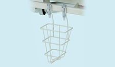 Support pour flacons à urine avec 2 crochet