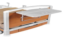 Tablette écritoire pour tête de lit en bois ou HPL